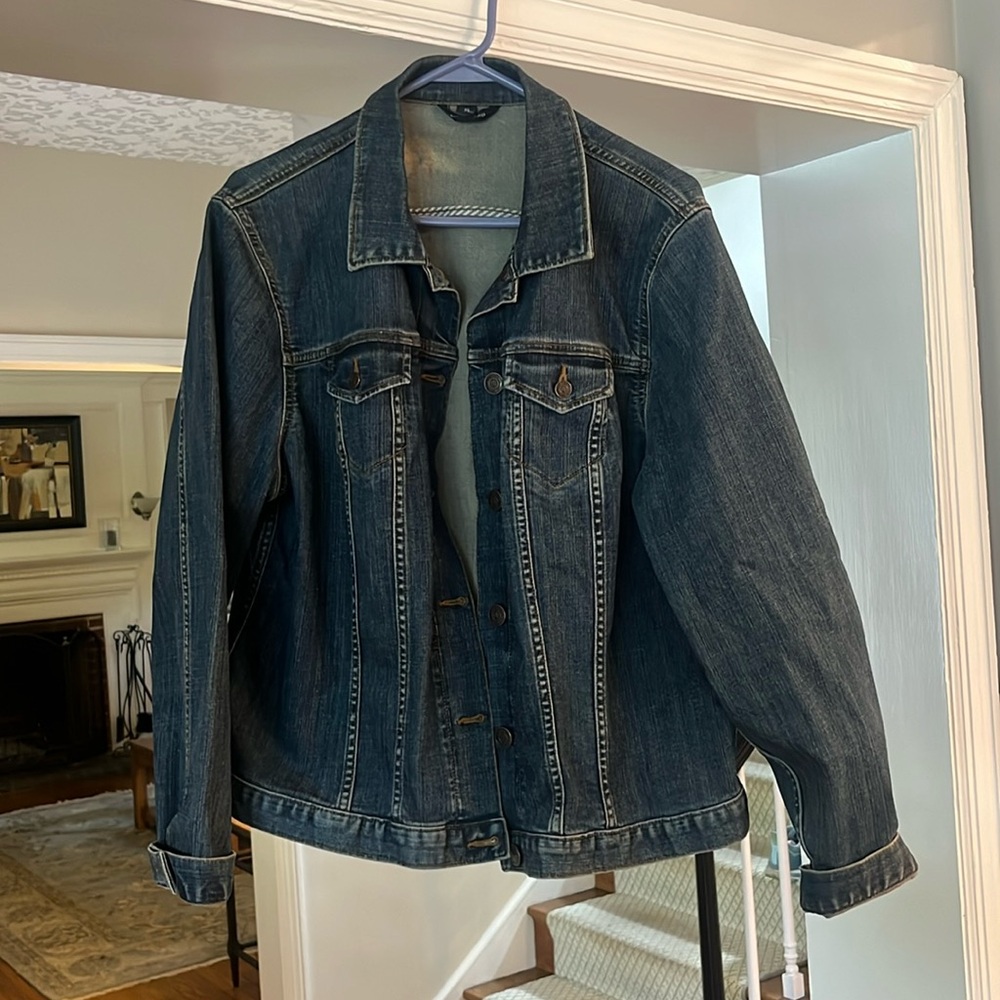 Lands End ladies Jean jacket